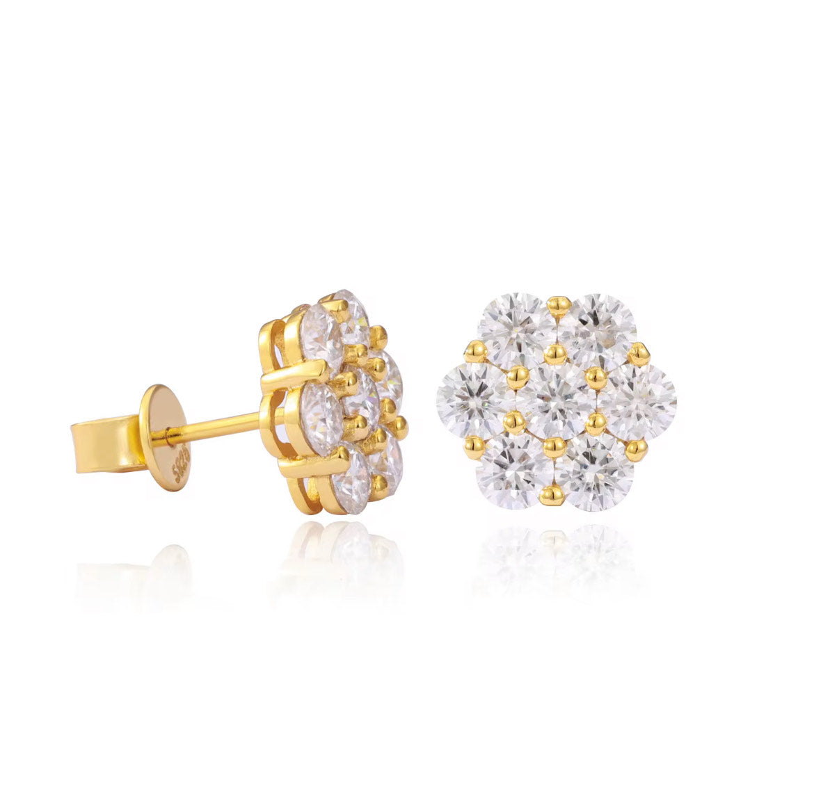 DIAMOND BLOOM STUDS