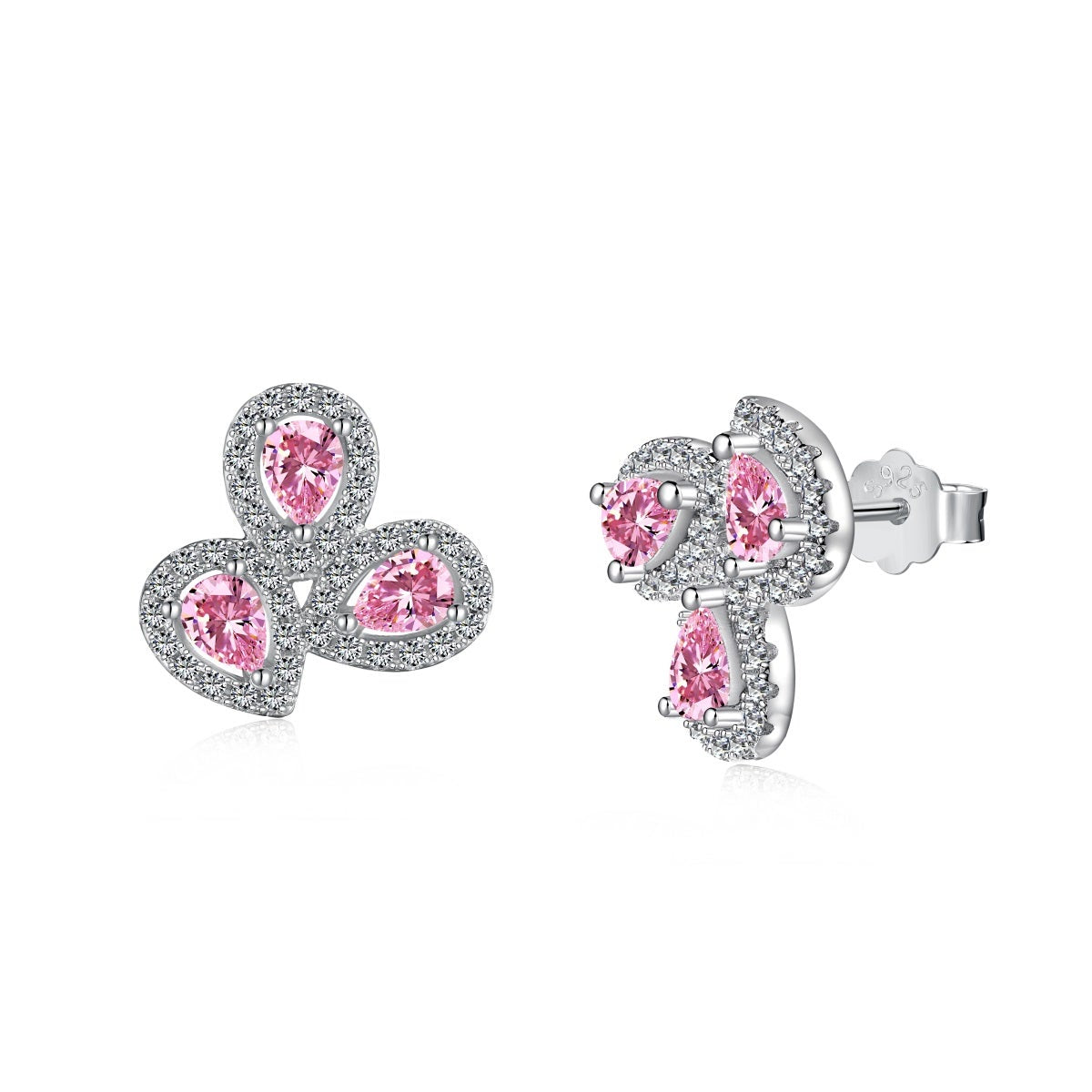 PINK PETAL STUDS