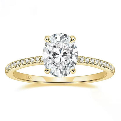 OVAL CUT RING