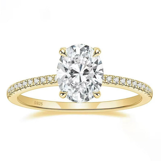 OVAL CUT RING